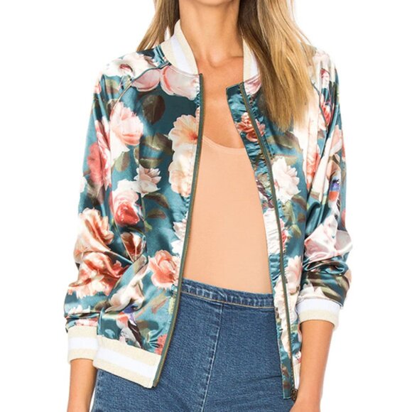 Tularosa x REVOLVE Emma Bomber Jacket - Picture 1 of 5
